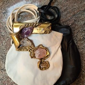 COPY - Caavalius Rio crossbody bags-interchangeable.Genuine amethyst-quartz-ros…
